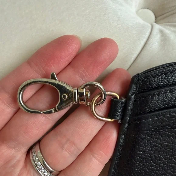 Fossil Black Leather Card Holder Wallet - Picture 6 of 8